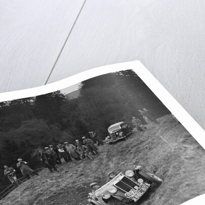 MG TA of JES Jones of the Cream Cracker team, MCC Edinburgh Trial, Roxburghshire, Scotland, 1938 by Bill Brunell