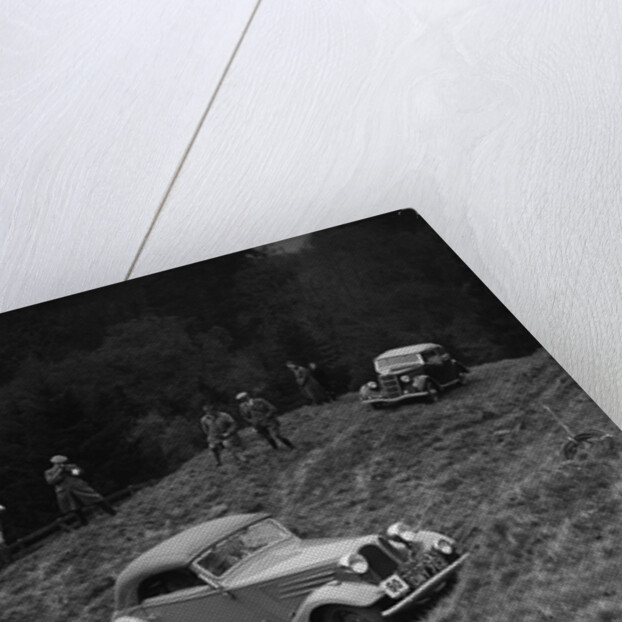 Frazer-Nash BMW of EB Wadsworth competing in the MCC Edinburgh Trial, Roxburghshire, Scotland, 1938 by Bill Brunell