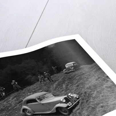 Frazer-Nash BMW of EB Wadsworth competing in the MCC Edinburgh Trial, Roxburghshire, Scotland, 1938 by Bill Brunell
