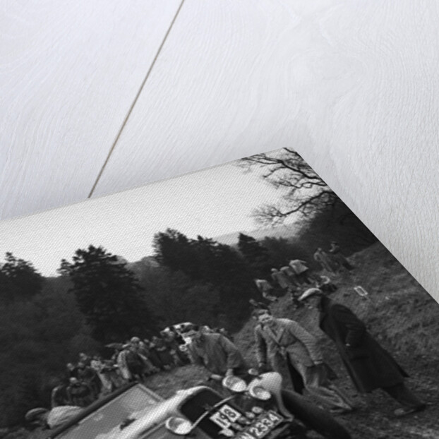 Ford V8 of H Koppenhagen competing in the MCC Edinburgh Trial, Roxburghshire, Scotland, 1938 by Bill Brunell