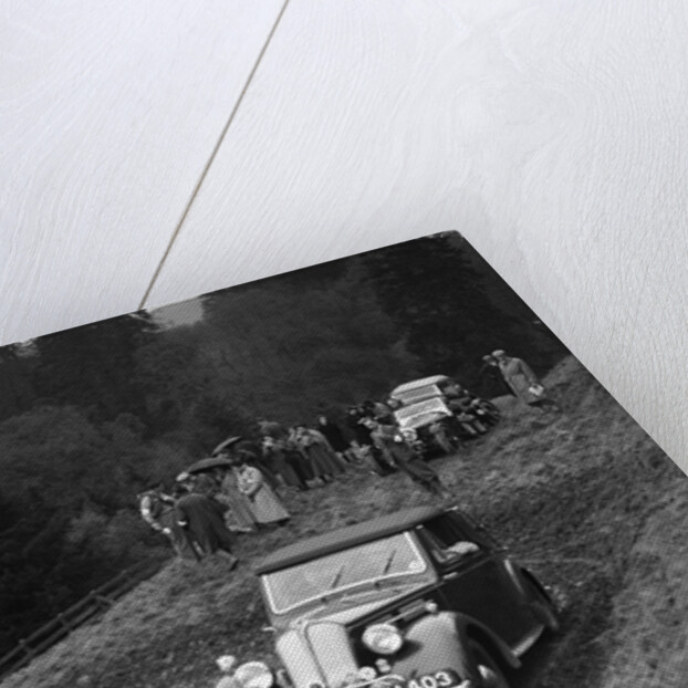 Standard of ADC Gordon competing in the MCC Edinburgh Trial, Roxburghshire, Scotland, 1938 by Bill Brunell