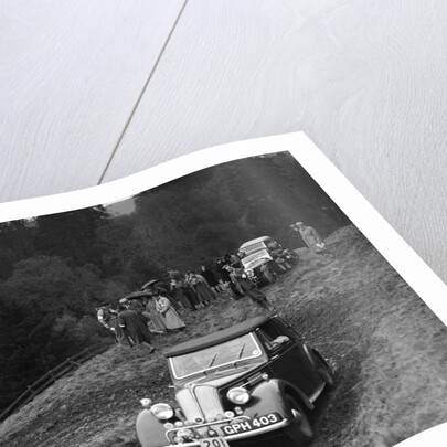 Standard of ADC Gordon competing in the MCC Edinburgh Trial, Roxburghshire, Scotland, 1938 by Bill Brunell