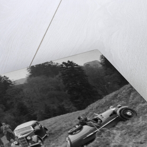 Morgan 3-wheeler of HEG Cox competing in the MCC Edinburgh Trial, Roxburghshire, Scotland, 1938 by Bill Brunell