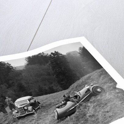Morgan 3-wheeler of HEG Cox competing in the MCC Edinburgh Trial, Roxburghshire, Scotland, 1938 by Bill Brunell