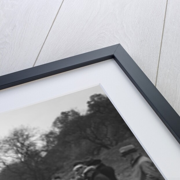 Hillman Minx of S Elgar competing in the MCC Edinburgh Trial, Roxburghshire, Scotland, 1938 by Bill Brunell