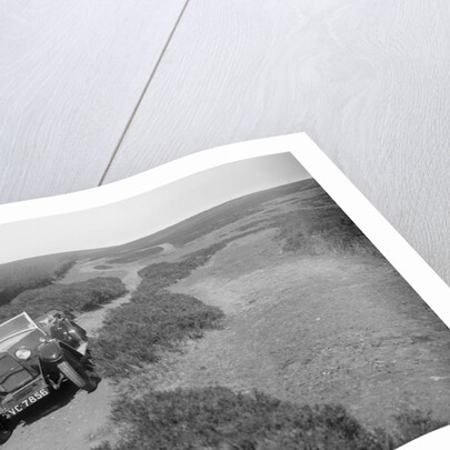 Kitty Brunell road testing a Riley 9 tourer, c1930 by Bill Brunell