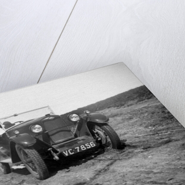 Kitty Brunell road testing a Riley 9 tourer, c1930 by Bill Brunell