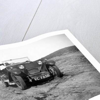 Kitty Brunell road testing a Riley 9 tourer, c1930 by Bill Brunell