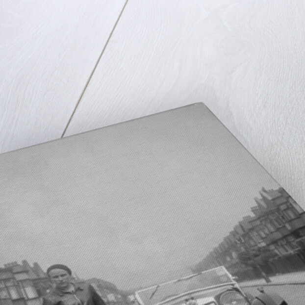 Kitty Brunell with her MG Magna at the RSAC Scottish Rally, 1932 by Bill Brunell