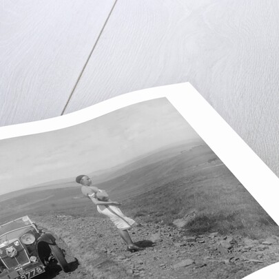 Kitty Brunell and her MG Magna at the RSAC Scottish Rally, 1932 by Bill Brunell