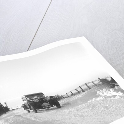 Talbot 14/45 sportsman's coupe of Kitty Brunell competing in the Monte Carlo Rally, 1929 by Bill Brunell