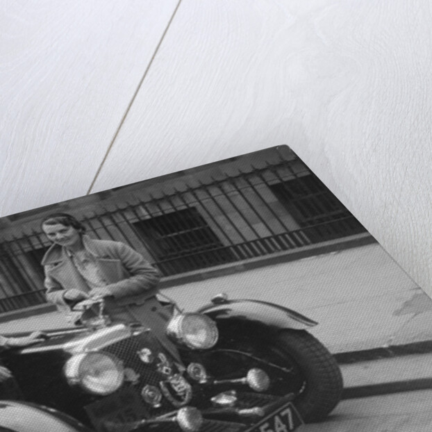 Aston Martin of Kitty Brunell at the RSAC Scottish Rally, 1933 by Bill Brunell