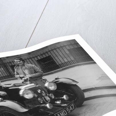 Aston Martin of Kitty Brunell at the RSAC Scottish Rally, 1933 by Bill Brunell