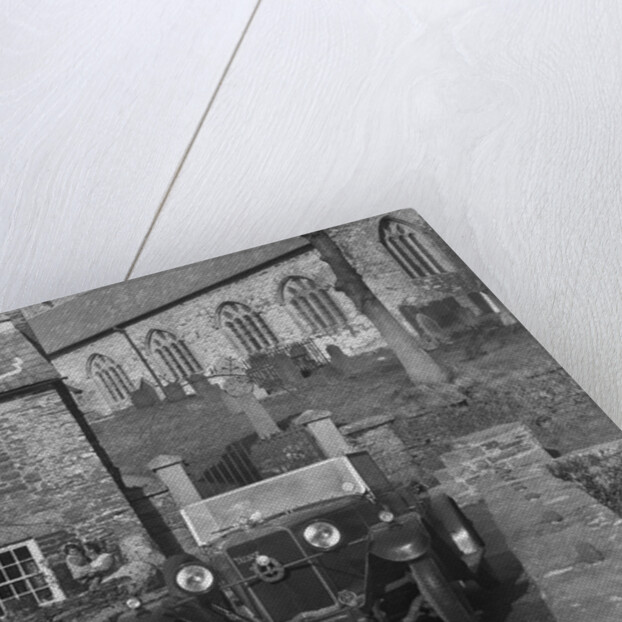 Talbot 14/45 tourer on the packhorse bridge, Altarnun, Cornwall, c1930 by Bill Brunell