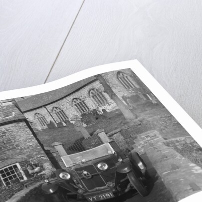 Talbot 14/45 tourer on the packhorse bridge, Altarnun, Cornwall, c1930 by Bill Brunell