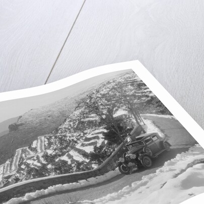 Kitty Brunell's Talbot 14/45 saloon at the Monte Carlo Rally, 1930 by Bill Brunell