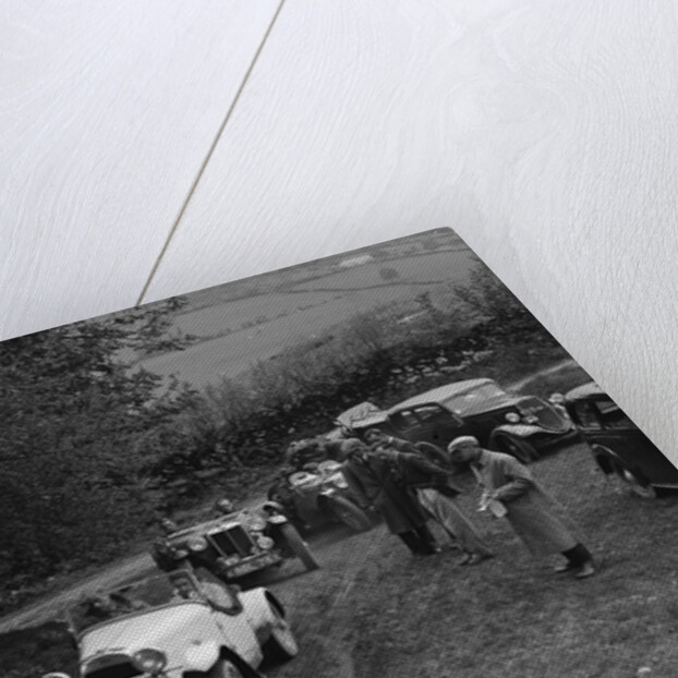 HRG of MH Lawson amd MG TA of Maurice Toulmin at the MG Car Club Abingdon Trial/Rally, 1939 by Bill Brunell