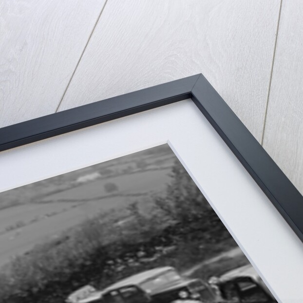 HRG of MH Lawson amd MG TA of Maurice Toulmin at the MG Car Club Abingdon Trial/Rally, 1939 by Bill Brunell