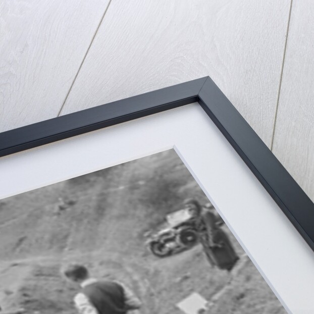 MG J2 of Kenneth Evans competing in the MG Car Club Abingdon Trial/Rally, 1939 by Bill Brunell