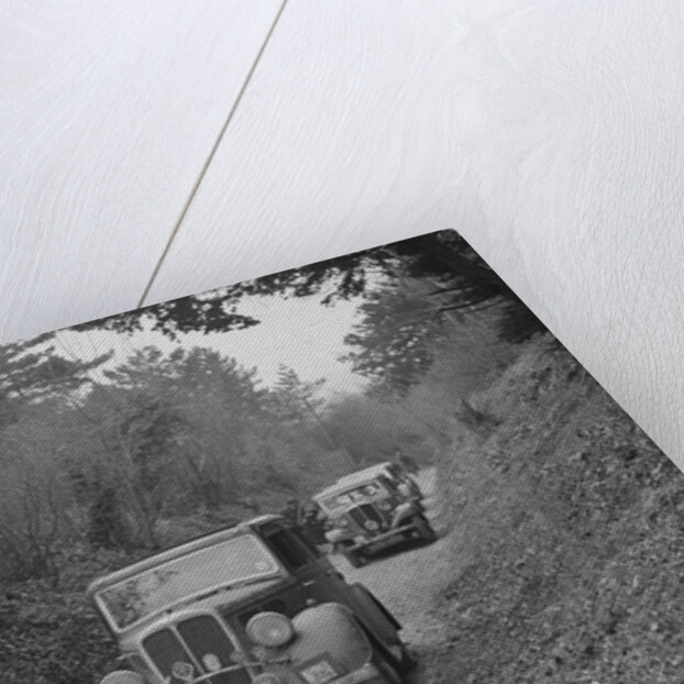 Two Standards competing in a Standard Car Club trial, late 1930s by Bill Brunell