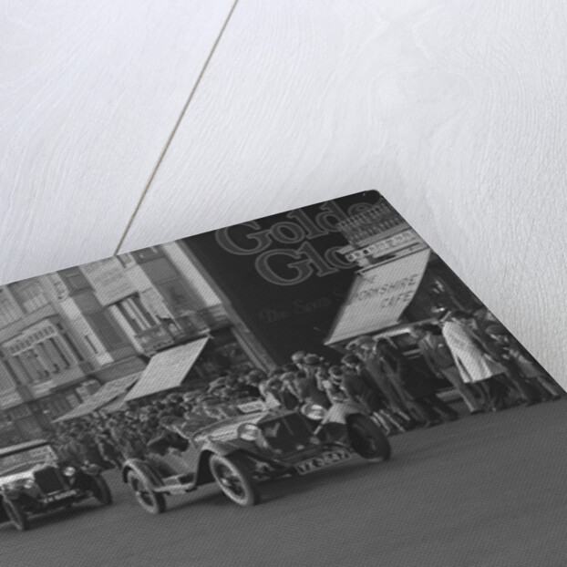 Alfa Romeo and Riley taking part in the London-Brighton Run, 1928 by Bill Brunell