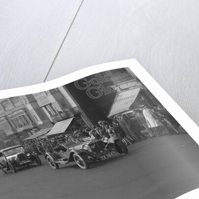 Alfa Romeo and Riley taking part in the London-Brighton Run, 1928 by Bill Brunell