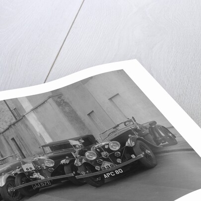 ACs of WAE and CF Hurlock at the RAC Rally, 1933 by Bill Brunell