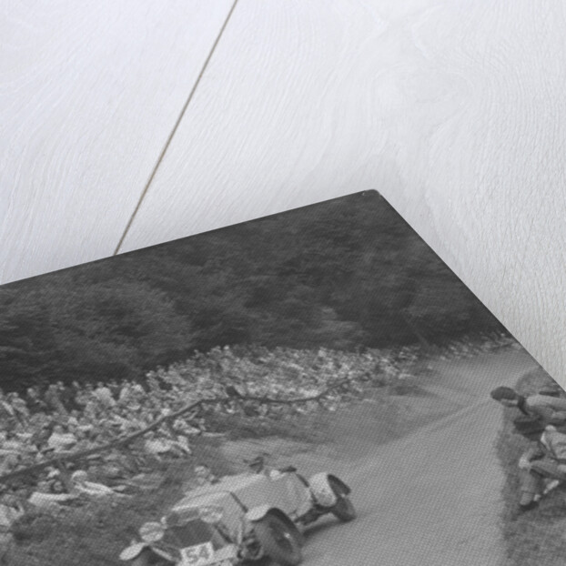 Vauxhall 30/98 competing in the MAC Shelsley Walsh Hill Climb, Worcestershire, 1932 by Bill Brunell