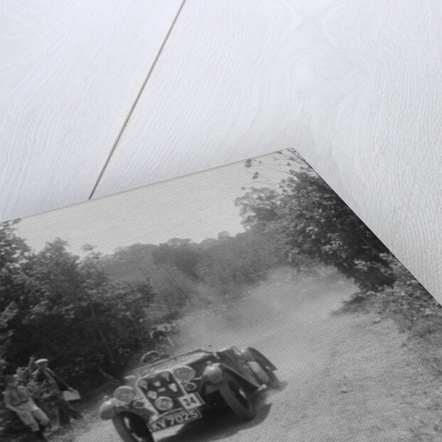 Singer Le Mans competing in the BOC Hill Climb, Chalfont St Peter, Buckinghamshire, 1932 by Bill Brunell