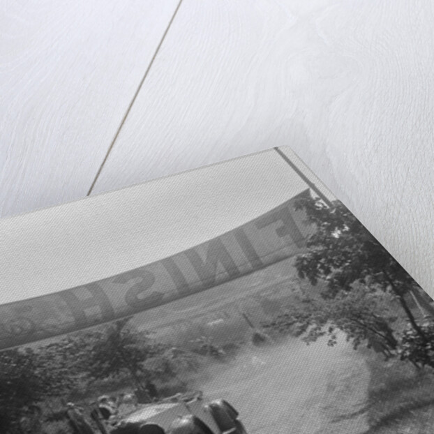 Invicta of D Munro at the finish of the BOC Hill Climb, Chalfont St Peter, Buckinghamshire, 1932 by Bill Brunell