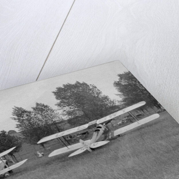 Blackburn Bluebird Mk 4 and De Havilland DH60 Moth at the Oxford Speed Trials, c1930 by Bill Brunell