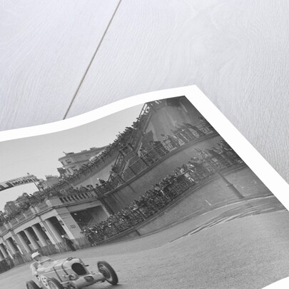 MG leaving the starting line in the Brighton Speed Trials, 1938 by Bill Brunell