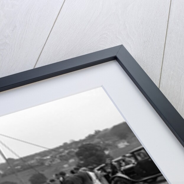 Austin Swallow of Mrs A Stanley at the finish of the Middlesex County AC Hill Climb, c1930 by Bill Brunell