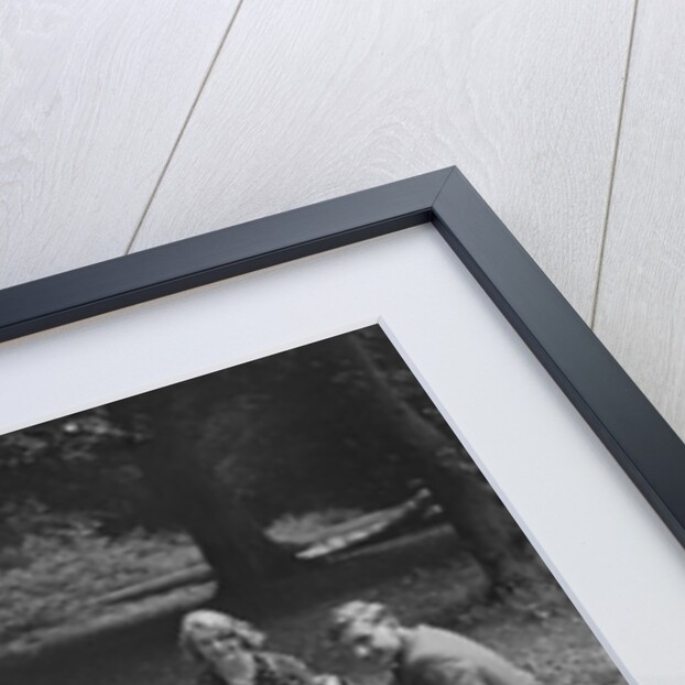Enjoying a picnic at the Middlesex County AC Hill Climb, c1930 by Bill Brunell