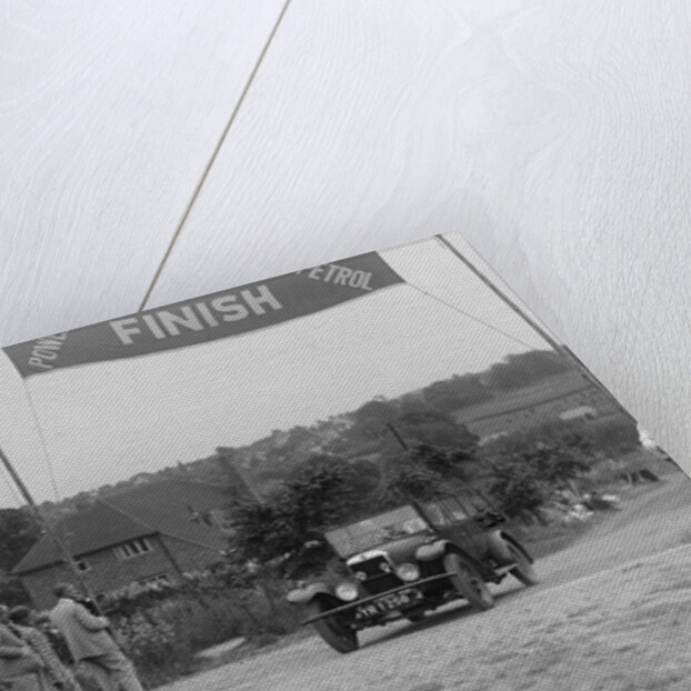 Star of AC Desch at the finish of the Middlesex County AC Hill Climb, c1930 by Bill Brunell
