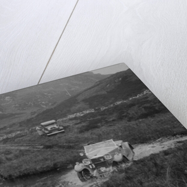 Riley Lynx of NH Keep competing in E&DMC Scottish 6 Days Trial, 1933. by Bill Brunell