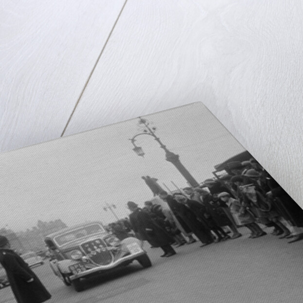 Ford V8 of K Hutchison at the RAC Rally, 1935 by Bill Brunell