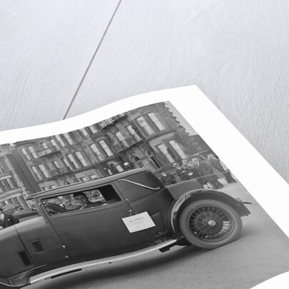 Talbot 14-45 sportsman's coupe of RG Roberts at the Southport Rally, 1928 by Bill Brunell