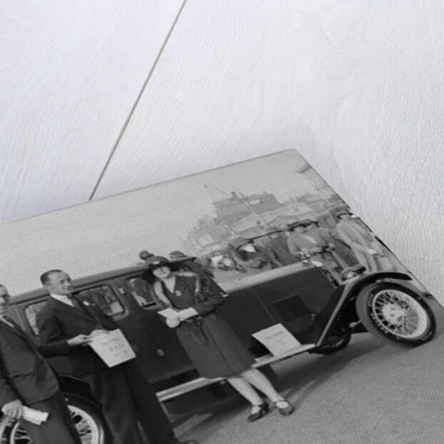 Riley Monaco saloon at the Southport Rally, 1928 by Bill Brunell
