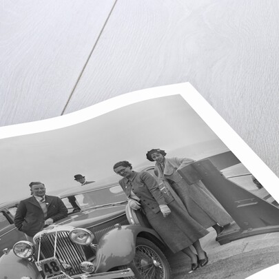 Jaguar SS of RE Sandland at the Blackpool Rally, 1936 by Bill Brunell