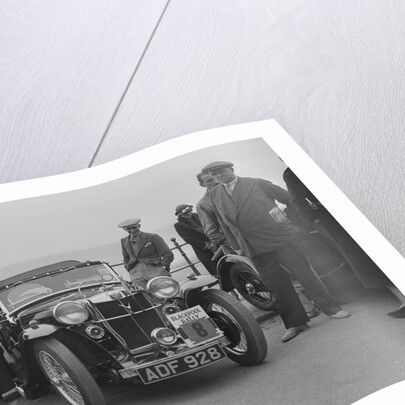 MG PA of PA Rippon at the Blackpool Rally, 1936 by Bill Brunell