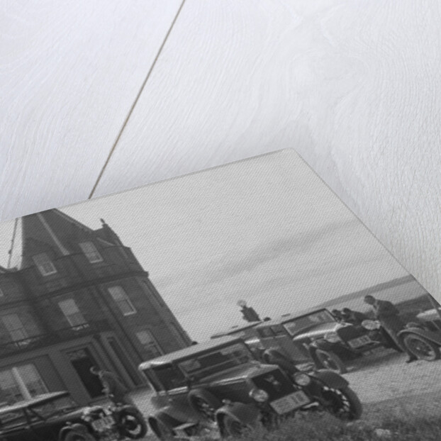 Cars competing in the B&HMC Brighton Motor Rally, John O'Groats, Scotland, 1930 by Bill Brunell