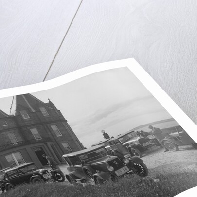 Cars competing in the B&HMC Brighton Motor Rally, John O'Groats, Scotland, 1930 by Bill Brunell
