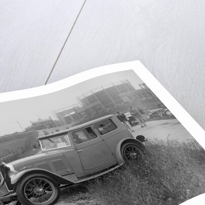 Wolseley Hornet saloon of DEM Douglas-Morris at the B&HMC Brighton Motor Rally, 1930 by Bill Brunell