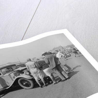 Bianchi saloon of Kitty Brunell at the B&HMC Brighton Motor Rally, Brighton, Sussex, 1930 by Bill Brunell