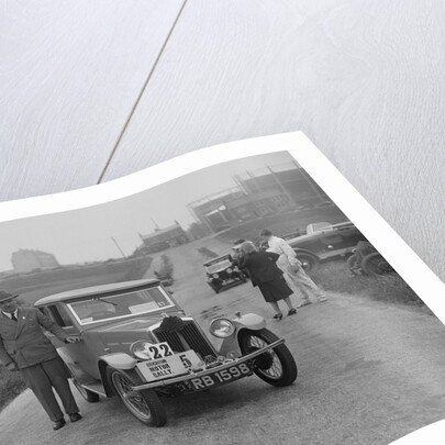 Wolseley Hornet saloon of DEM Douglas-Morris at the B&HMC Brighton Motor Rally, 1930 by Bill Brunell