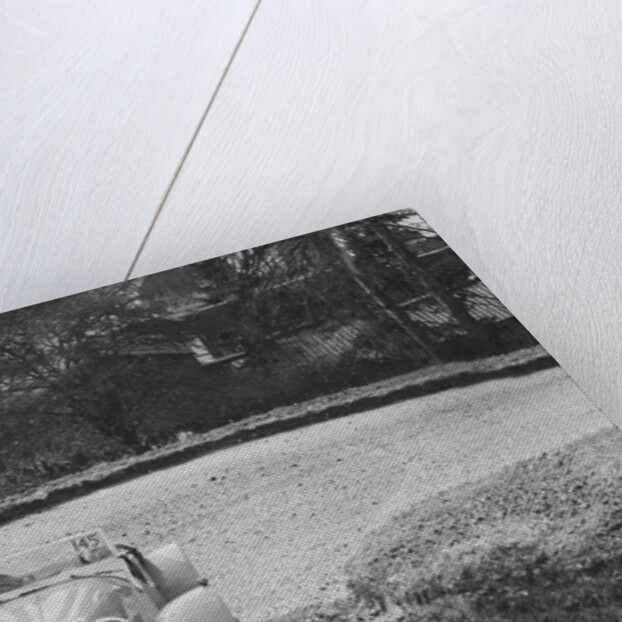 Jaguar SS 100 of CJ Gibson competing in the RAC Rally, 1939 by Bill Brunell