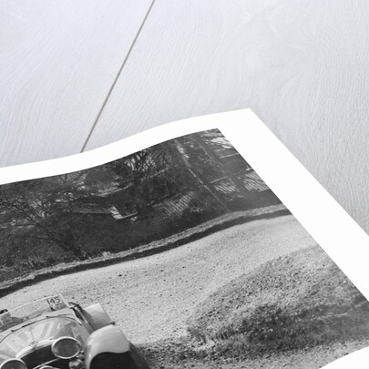 Jaguar SS 100 of CJ Gibson competing in the RAC Rally, 1939 by Bill Brunell