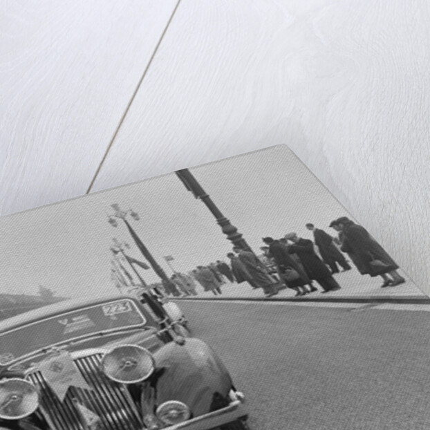 Jaguar SS of Elsie Wisdom at the RAC Rally, Brighton, Sussex, 1939 by Bill Brunell