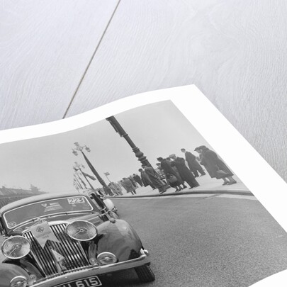 Jaguar SS of Elsie Wisdom at the RAC Rally, Brighton, Sussex, 1939 by Bill Brunell